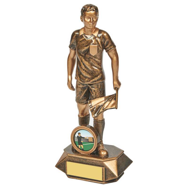 Antique Gold Assistant Referee Resin