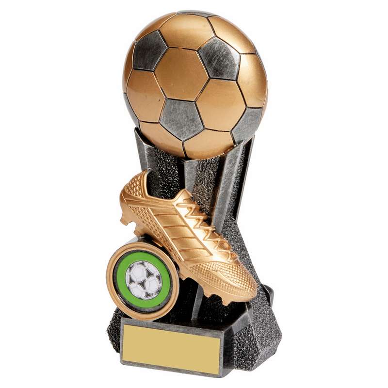 Gold/Silver Football Boot & Ball