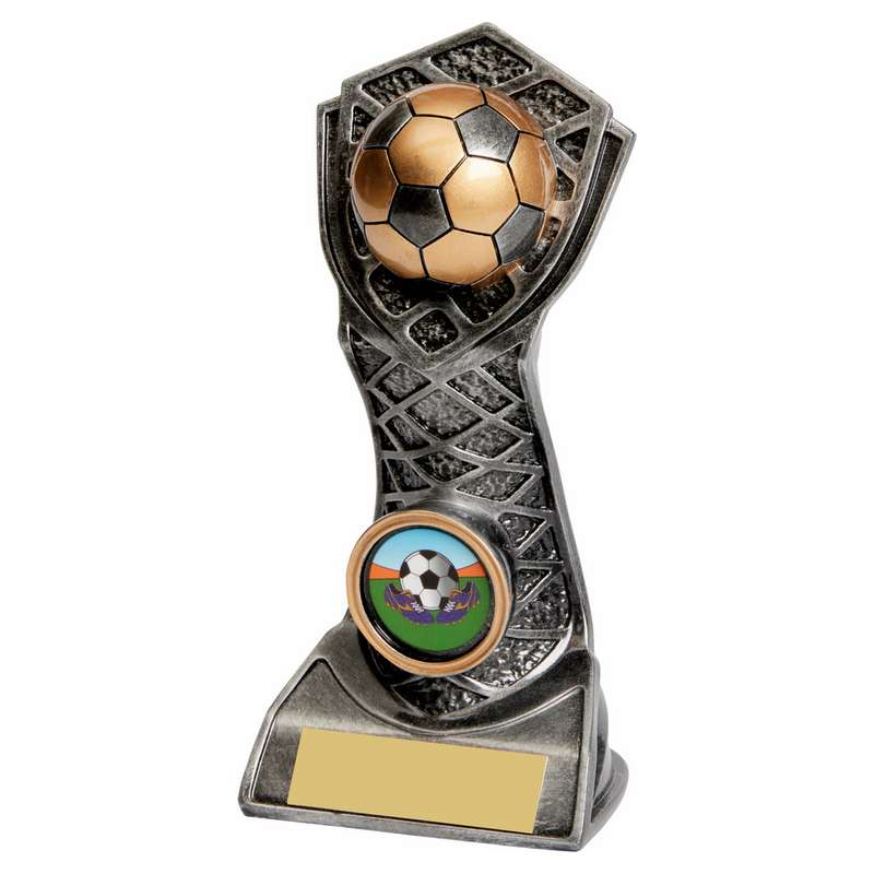 Silver/Gold Football Shield Tower