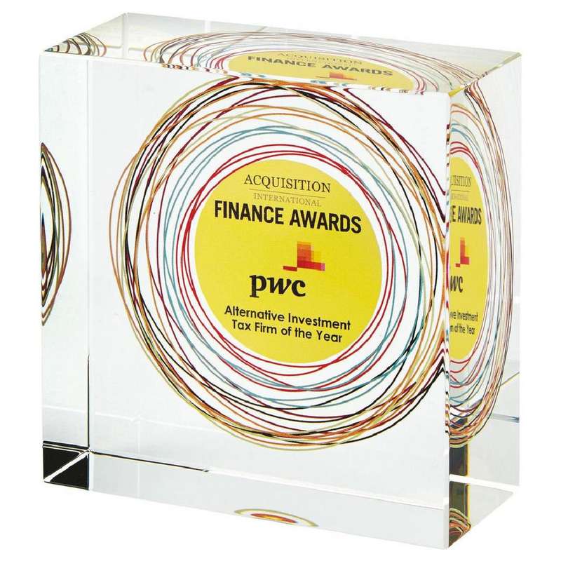 Crystal Block for Colour Printing (In Pres Case)