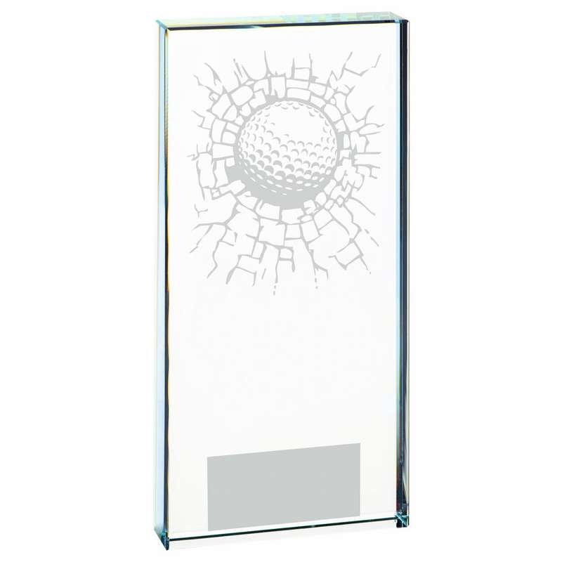 Clear Glass Golf Award – Ball