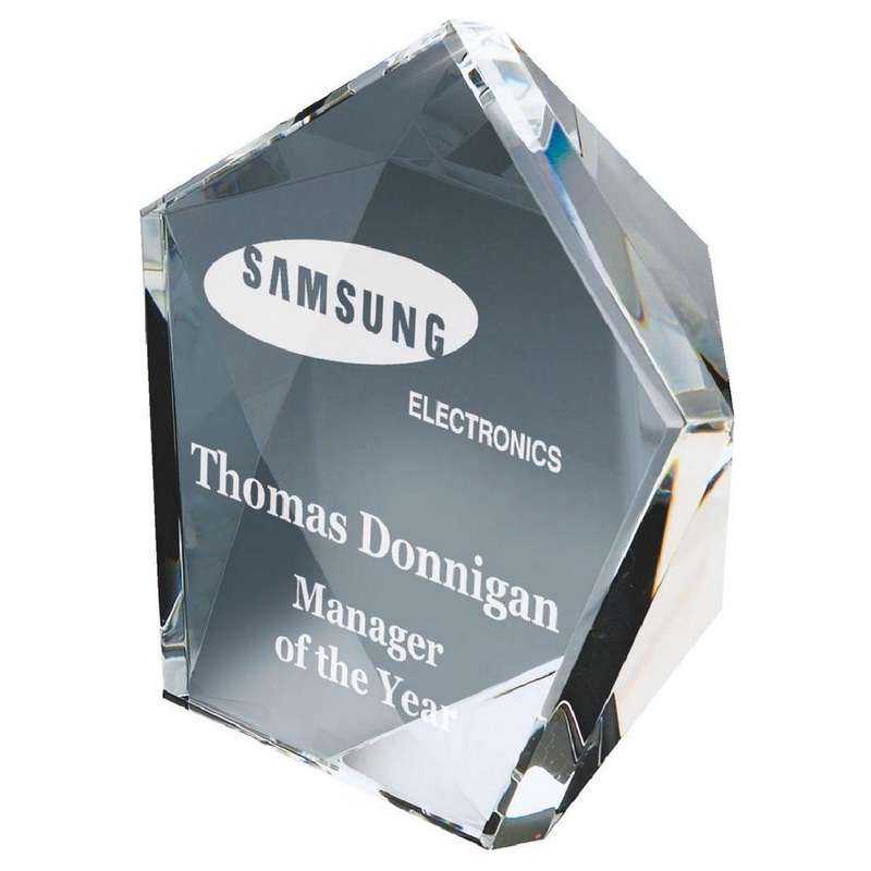 Star-Shaped Crystal Stand (In Presentation Case)