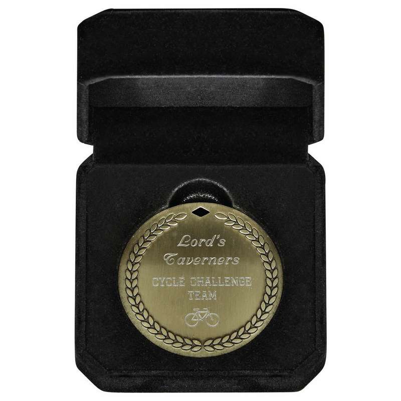 Luxury Medal Box to fit 60mm Medal (plate not included)